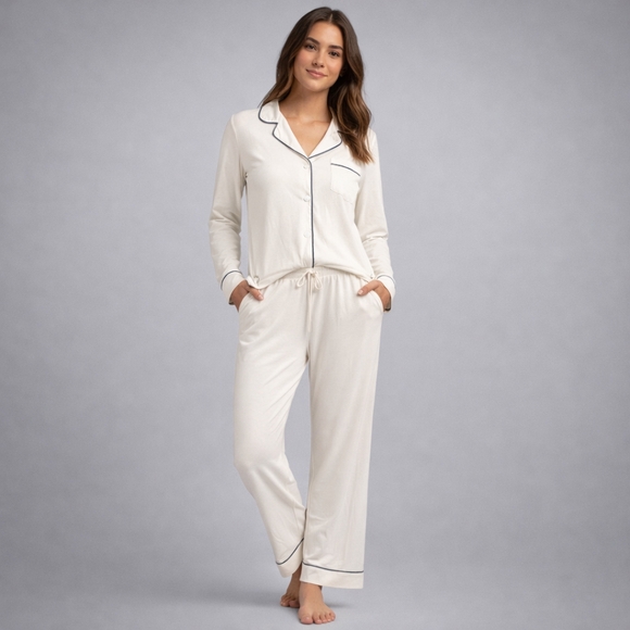 Amazon Essentials Other - Amazon Essentials Women's Cream Pajama Set